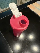 Pink Blender Bottle 24 oz, Shaker Included, Good Condition