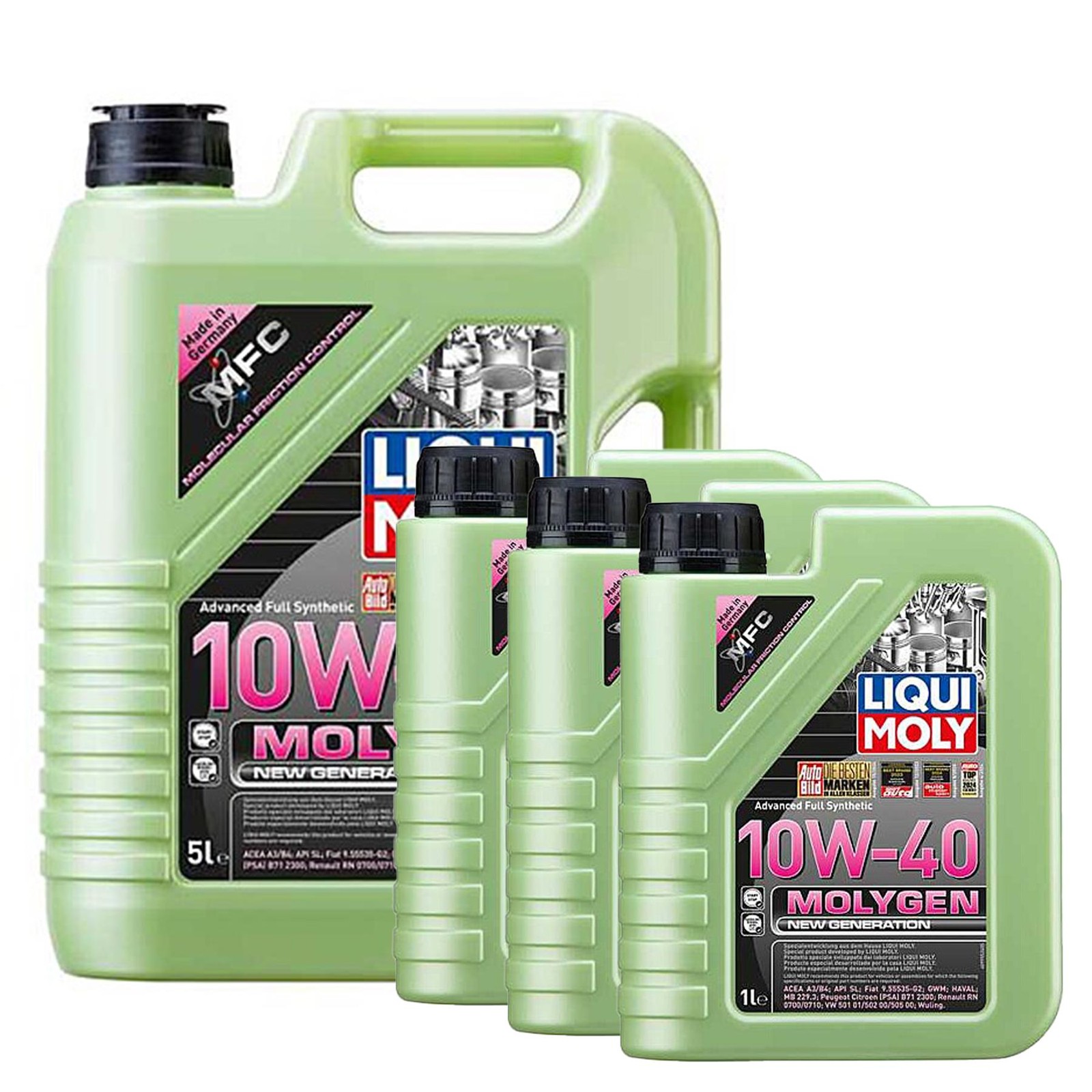 1 x Liqui Moly Molygen Fully Synthetic High Performance 10W40 Engine Oil - 5L - Image 32