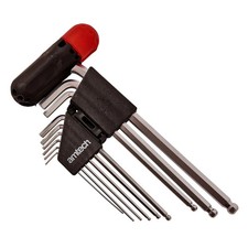 Amtech 9 Piece Extra Long Ball End Hex Key Set I9036 Extra Long Allen Keys