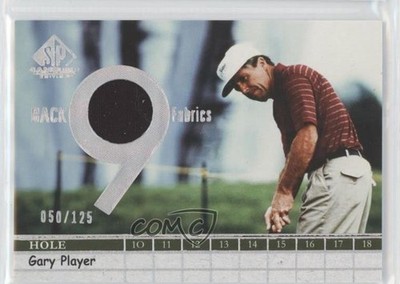 2024 SP Game Used Edition Back 9 Fabrics Spectrum 50/125 Gary Player #B9-GP 0i47