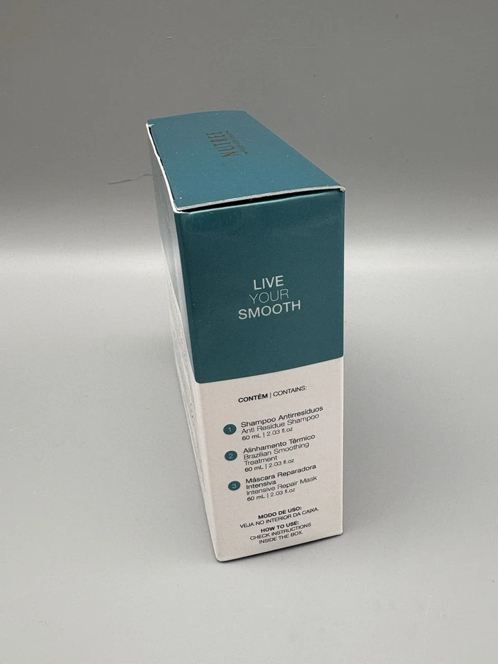 Nutree Amazonliss Tratamiento Capilar de Queratina Alisado 2.03 Floz Kit de 3 Pasos 3/25 Foto 4 de 4