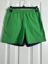 Boys Polo Ralph Lauren swim trunks Youth 14 stretch waistband bathing suit.