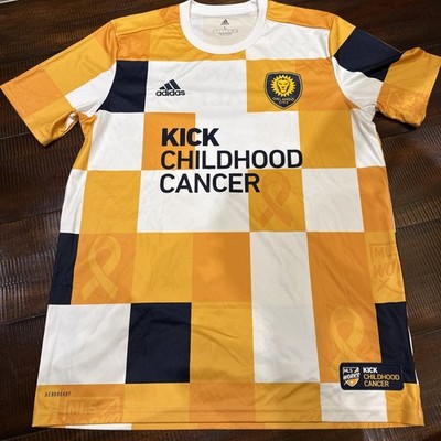 Adidas Orlando City 2022 MLS Works Kick Childhood Cancer AEROREADY Pre-Match Top