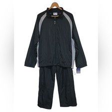NWT Deadstock Vtge 90's Jerzees Men's Windbreaker Track Suit Streatwear Size L