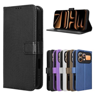 For Infinix Note 60 5G, Luxury Flip Leather Anti-slip Cover Wallet Stand Case