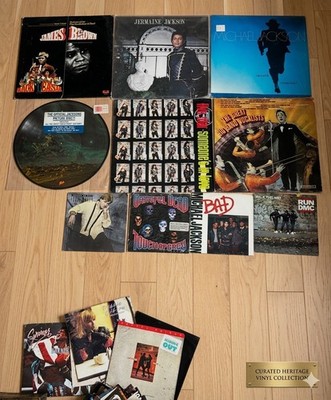 Huge Vinyl Mystery Lot   10 mystery Records box | Vintage Classics, and more!