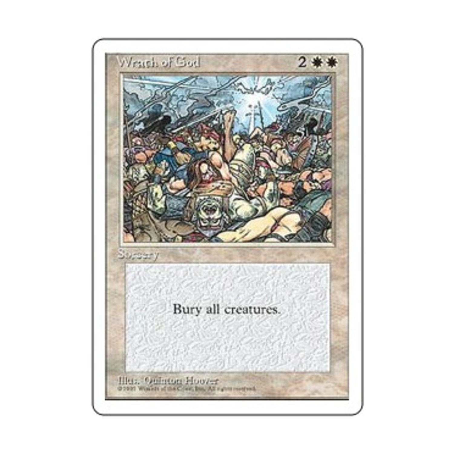 WotC MtG 4th Ed Wrath of God (R) NM