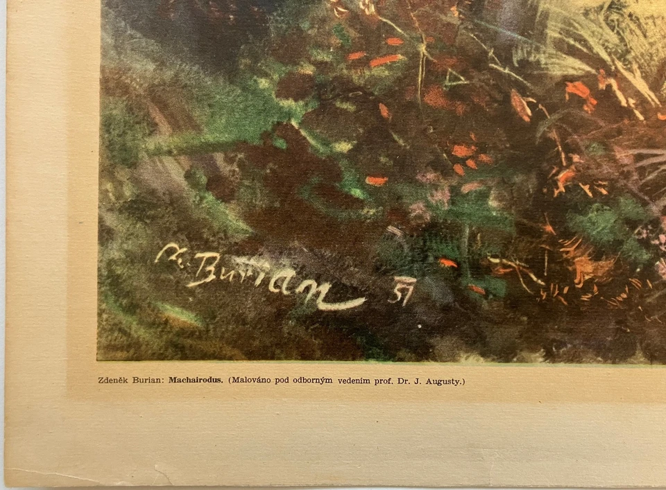 PINTURA AL ÓLEO ORIGINAL NATIVA AMERICANA CHARLES WINFIELD MILLER "OSO CORRIENDO"   Foto 3 de 4