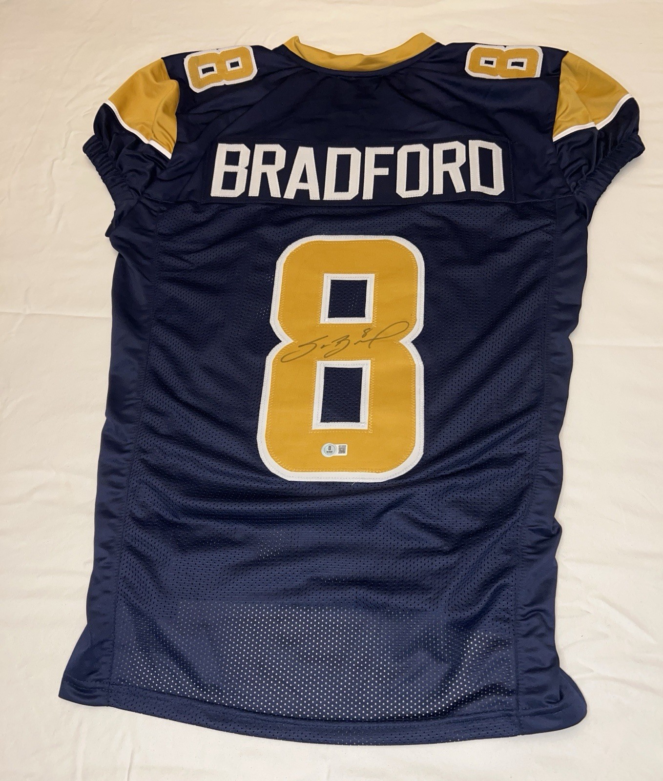 Sam Bradford Autographed Signed St. Louis Rams Jersey With Beckett COA 