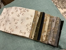 Lecien’s Mrs. March’s In Antique Collection Of 12 FQs In Taupes, Ochres, Greys