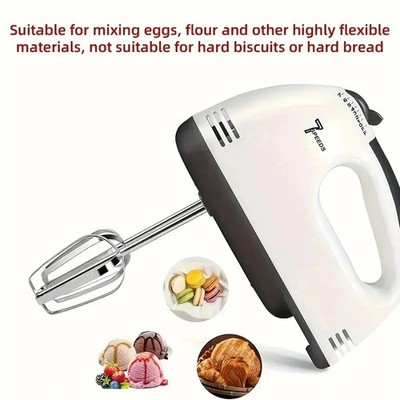 7-Speed Electric Egg Beater   Handheld Mini Mixer