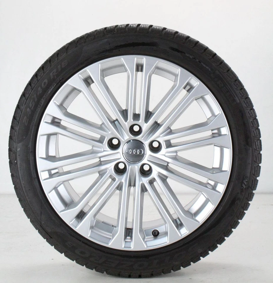 Audi A5 F5 Winterräder Pirelli Felgen 18 Zoll silber Alufelgen 8W0601025EE - Bild 2 von 4