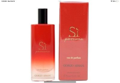 GIORGIO ARMANI SI PASSIONE EDP 15ml .5fl oz PERFUME NEW IN BOX SEALED