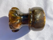 Grizzly Bay shaving brush handle Copper Root Stubby