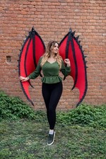 ed Dragon Wings Cosplay Large Demon Bat Wings Gothic Costume Adult Fursuit