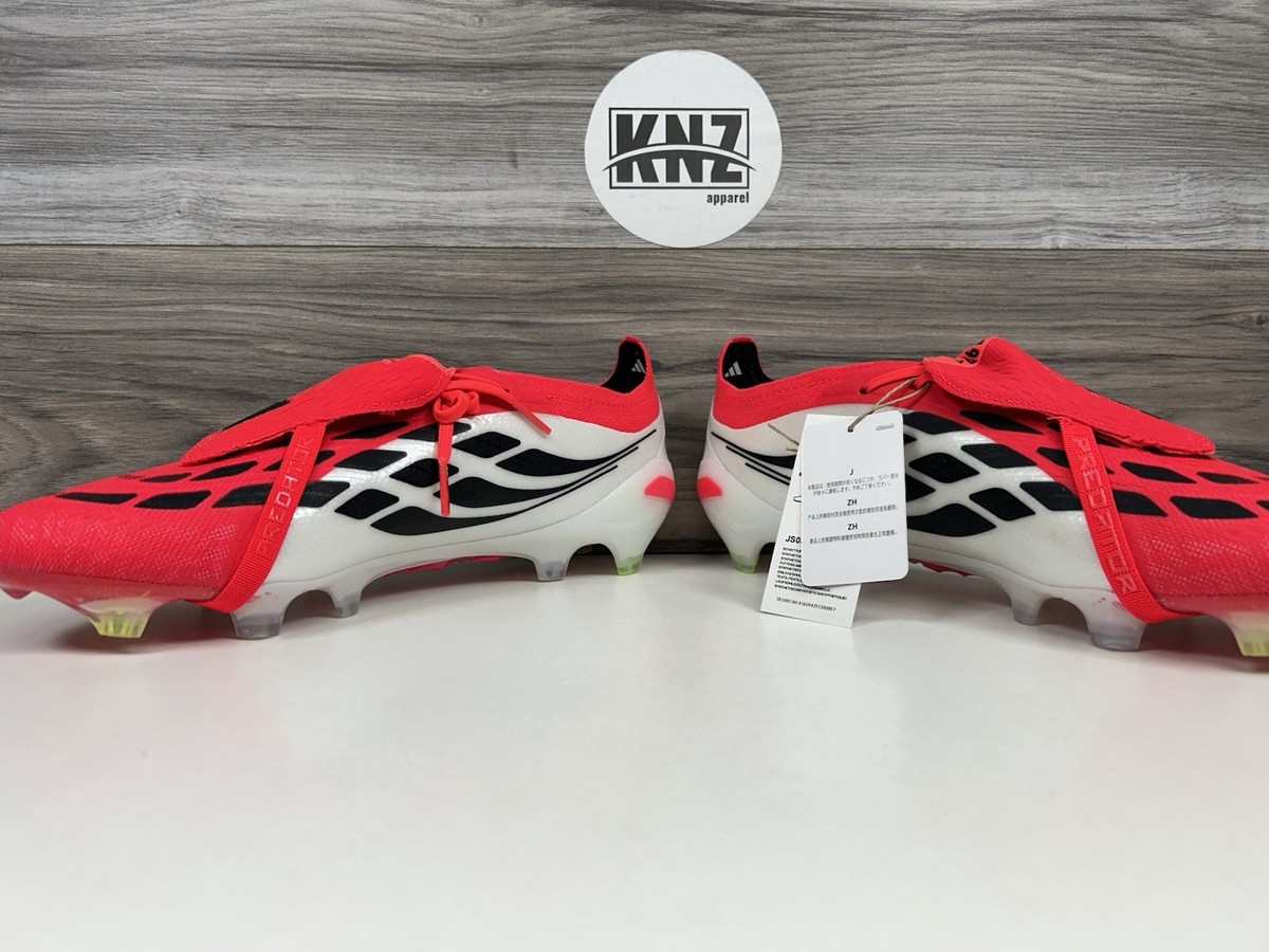 Adidas PREDATOR ELITE FT FG Lucid Red Black White Soccer Cleats