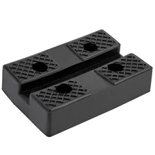 4*Four-hole Rectangular Lift Rubber Mat Auto Lift Car Truck Hoist Lift Pad