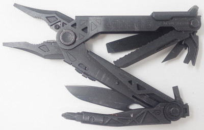 Black Gerber Gear Center Drive Multi-Tool Out-The-Front Pliers - TSA Auction