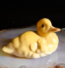 Porzellanfigur Ente Hutschenreuther 6x4x4 cm Hans Achtziger vintage