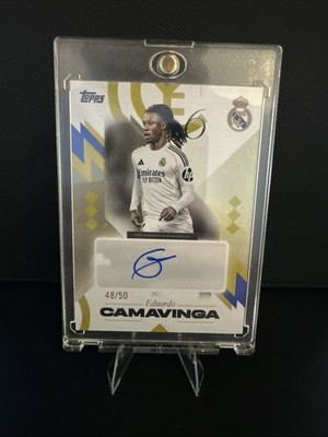 Eduardo Camavinga  Auto 48/50 - Los Blancos  Real Madrid - Topps