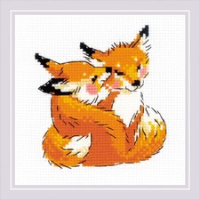 Riolis counted cross stitch kit "Amore Mio", 15x15cm, DIY