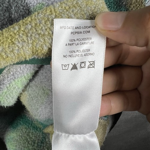 Patagonia Men’s Large Synchilla Fleece Pullover Trout Fish Print Snap-T - Bild 12 von 23