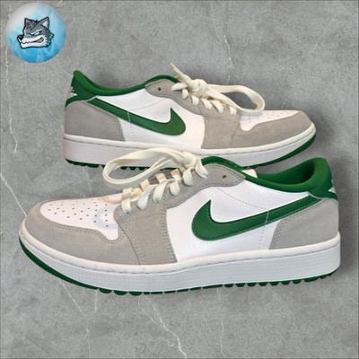 Nike Air Jordan 1 Low G Golf Pine Green White Smoke Grey Men Sz 9
