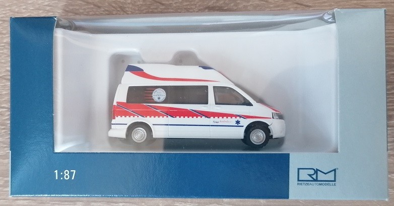 Rietze 53603 - 1/87 Ambulance Mobile Hornis Silver Spree - New