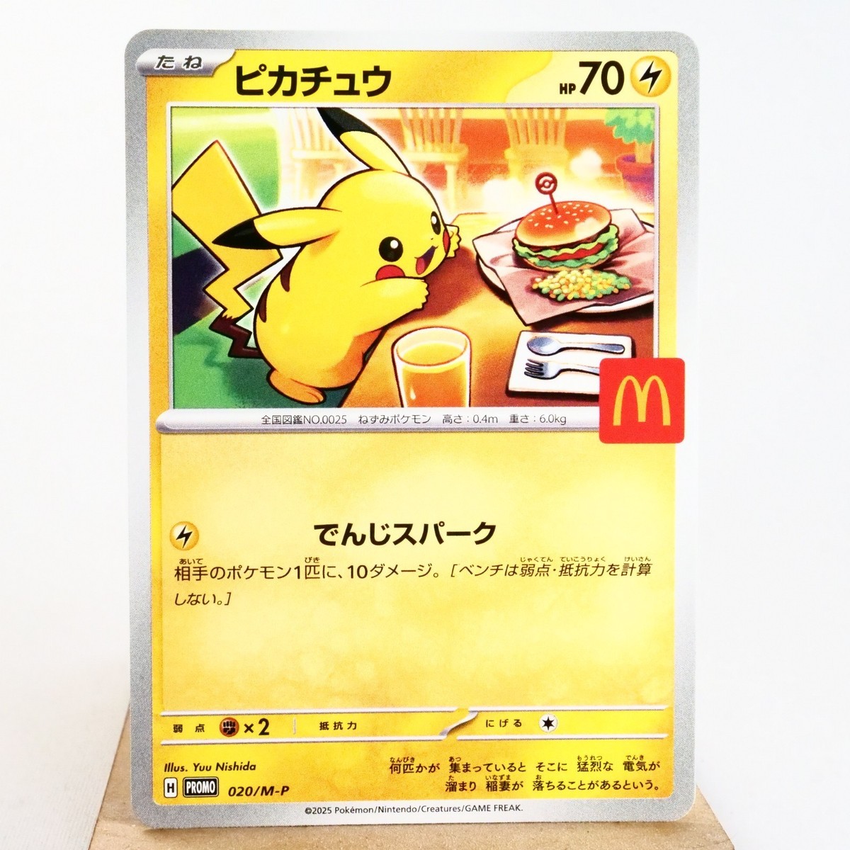 IN STOCK Pokemon Card Japanese Pikachu 020/M-P Near Mint