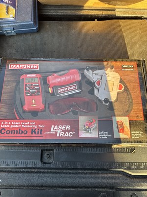 Sears Craftsman Nos Laser Trac Combo KIT Measuring Tool Set #9