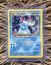 Feraligatr 4/111 Holo Neo Genesis Unlimited Swirl on eBay