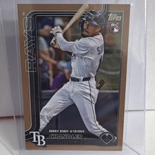 Topps 2025 Update Series Rookie Debut Chandler Simpson Rays RC #US349