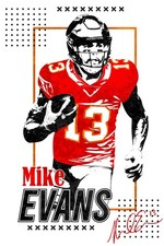 364656 Mike Evans No 13 Art Decor Print Poster