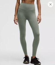 NWT Luluemon Wunder Train High-Rise Tight 23" | Size 6 | Green LRLG