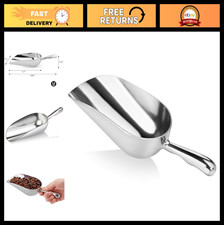 12-Ounce Cast Aluminum Round Bottom Bar Ice Flour Utility Scoop - Hand Wash Only