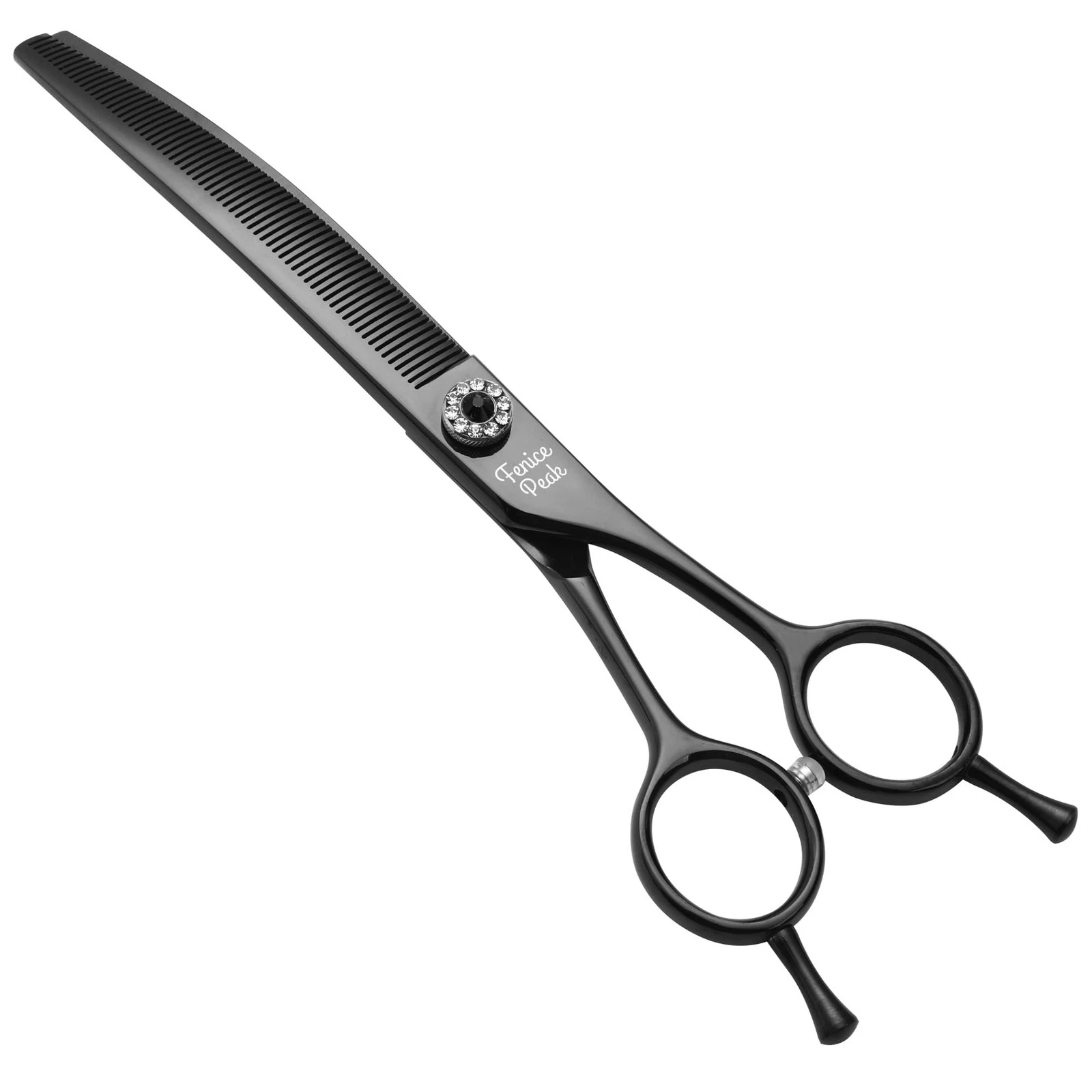 Fenice Peak Professional Dog Grooming Scissors Pet Curved Thinning Shears 7.0...
