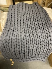 Bearaby Cotton Napper Throw 20 Lb Retail 299 Asteroid Gray
