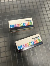 Vintage Sylvania Magic Cubes Blue Dot MAGICUBES 6 Cubes 24 Flashes NOS