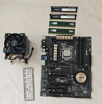 Verkaufe Intel i7-4770K Bundle | ASUS Z97-A | 16GB DDR3 | be quiet! Kühler