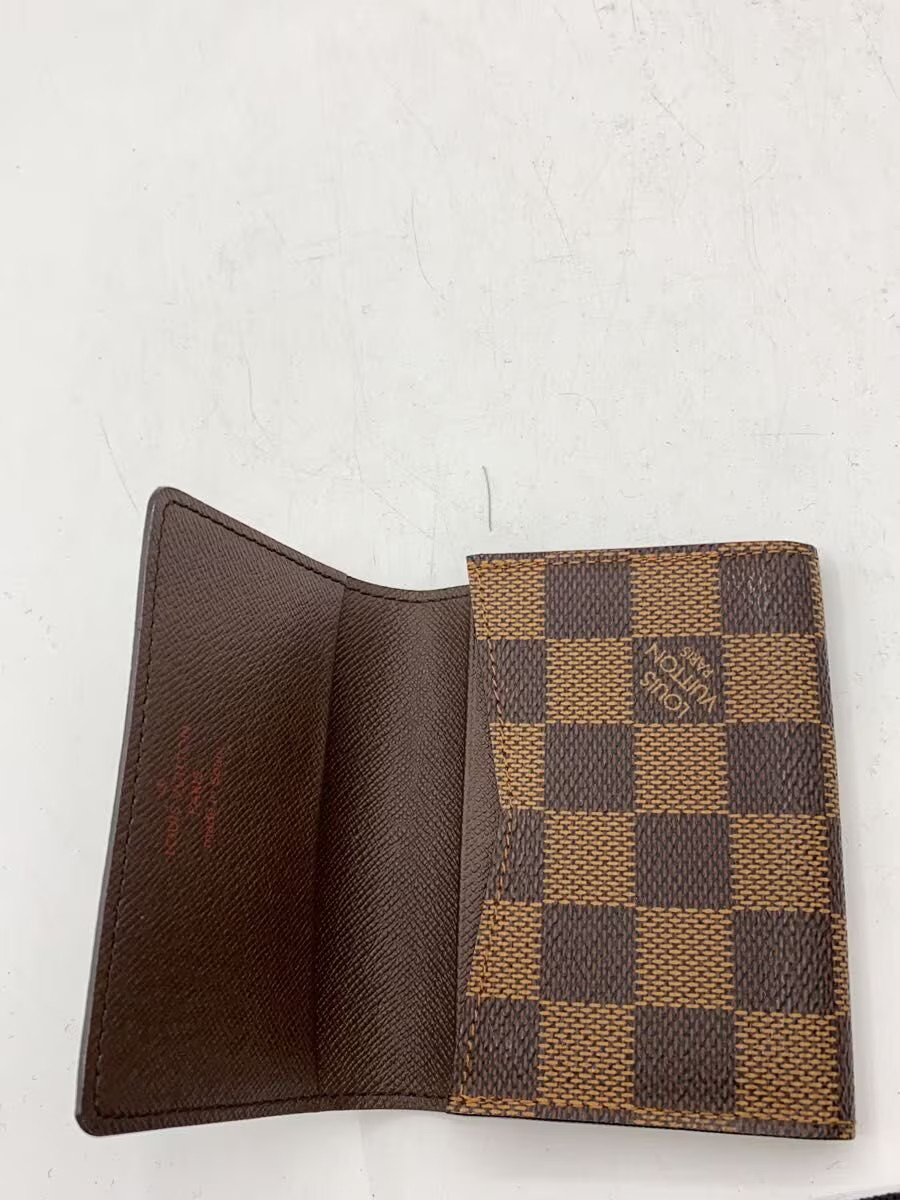 LOUIS VUITTON Envelope Carte de Visite Damier Ebene BRW Women's thumbnail 4