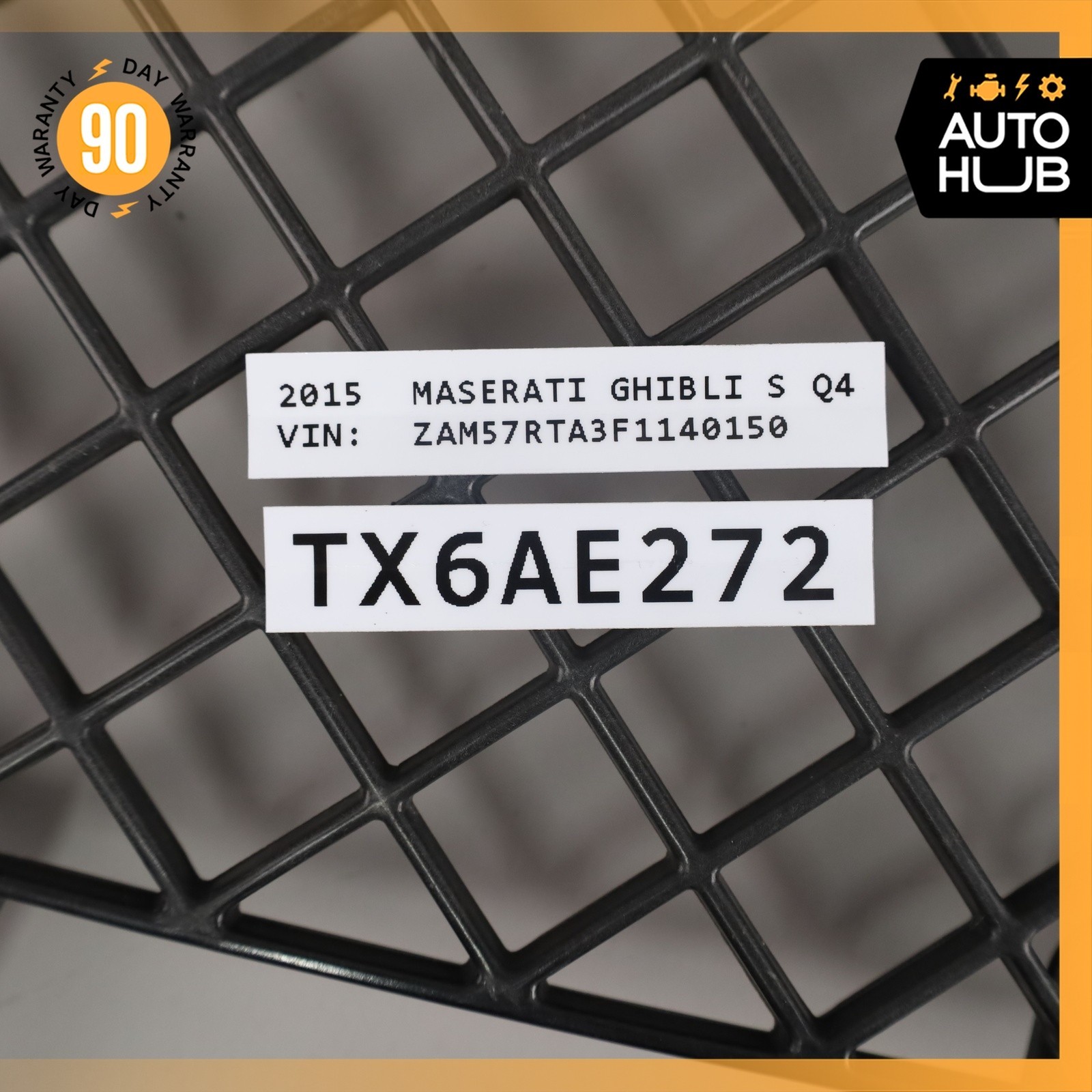 14-20 Maserati Ghibli M157 Front Bumper Air Duct Grille 670006937 OEM 82k