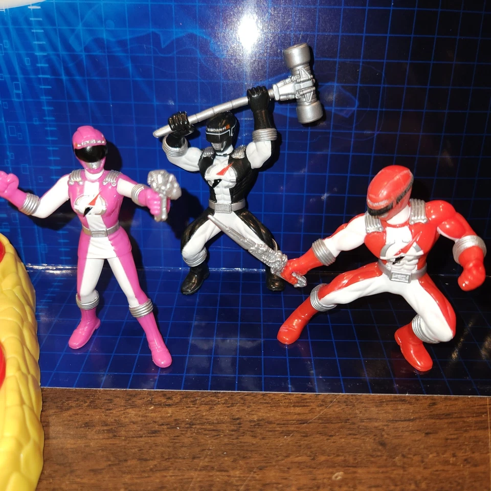 NUEVO 2006 Bandai Power Rangers Operation Overdrive 3" Lote de Figuras y Lanzadores Foto 3 de 4