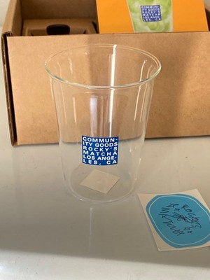 rockys matcha x community goods kinto glass cup ONLY no matcha