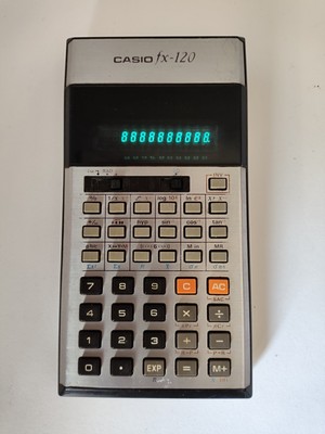 Casio FX-120 Vintage Retro wissenschaftlicher Taschenrechner - siehe Beschreibung 