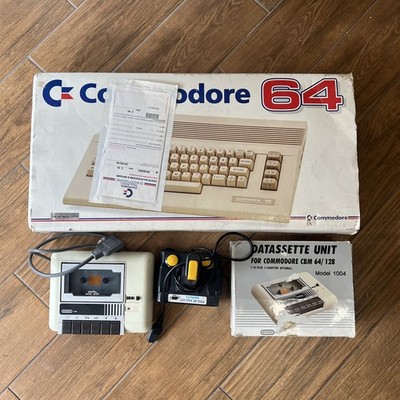 Commodore 64 Micro Datencomputer Box Handbuch CIB gebraucht ZU TESTEN