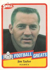 JIM TAYLOR 1989 SWELL FOOTBALL #78