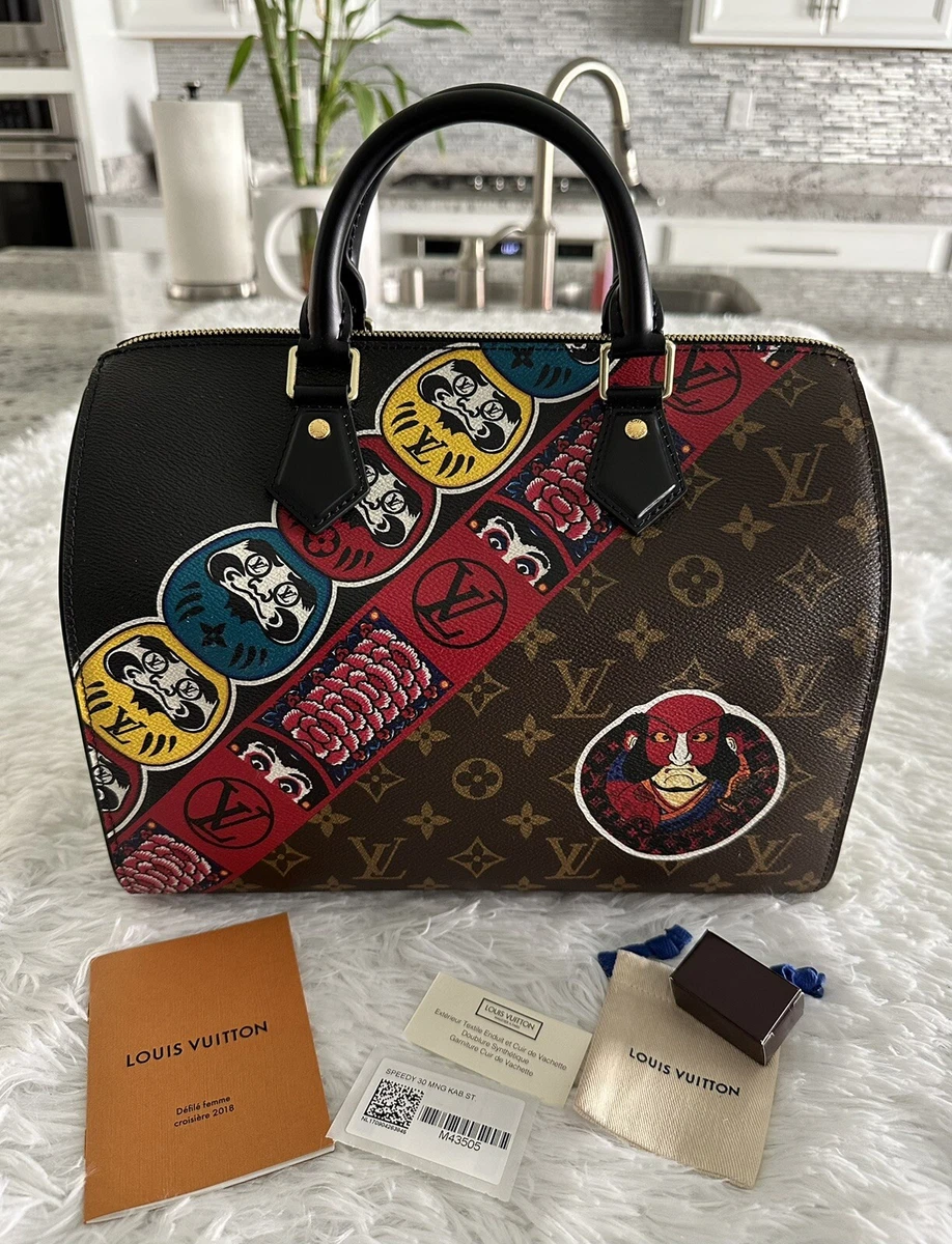 Louis Vuitton Speedy 30 Kabuki Bag Limited Edition Dustbag 