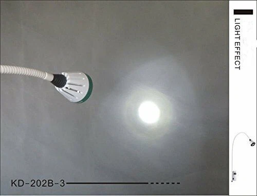 Lámpara de luz fría LED de examen dental montada en la pared 9W 5500±500K KD-2009W-1 EE. UU. Foto 3 de 4