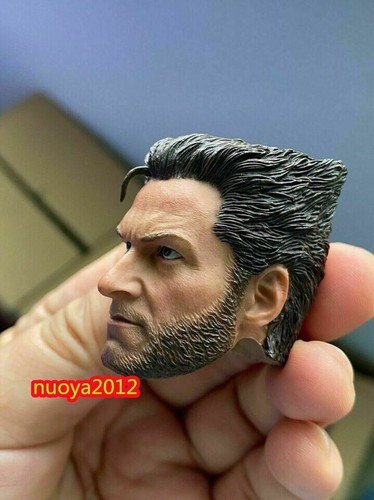 1/6 Wolverine Jackman Male Head Sculpt Carving For 12'' Male Action Figure Body - Picture 10 of 11