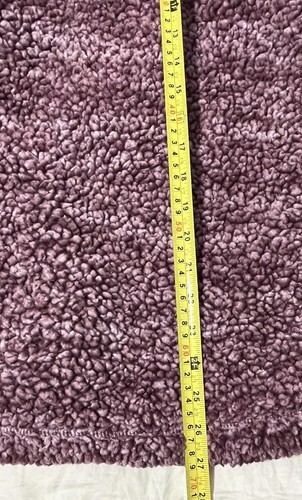 Zenana Outfitters Womens S 1/4 Zip Sweater Pullover Chunky Fleece Pink Purple - Picture 9 of 11